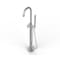 Castello Usa Neptune Freestanding Brushed Nickel Gooseneck Tub Filler Faucet with Standard Handle CB-F04-BN - alternate 1